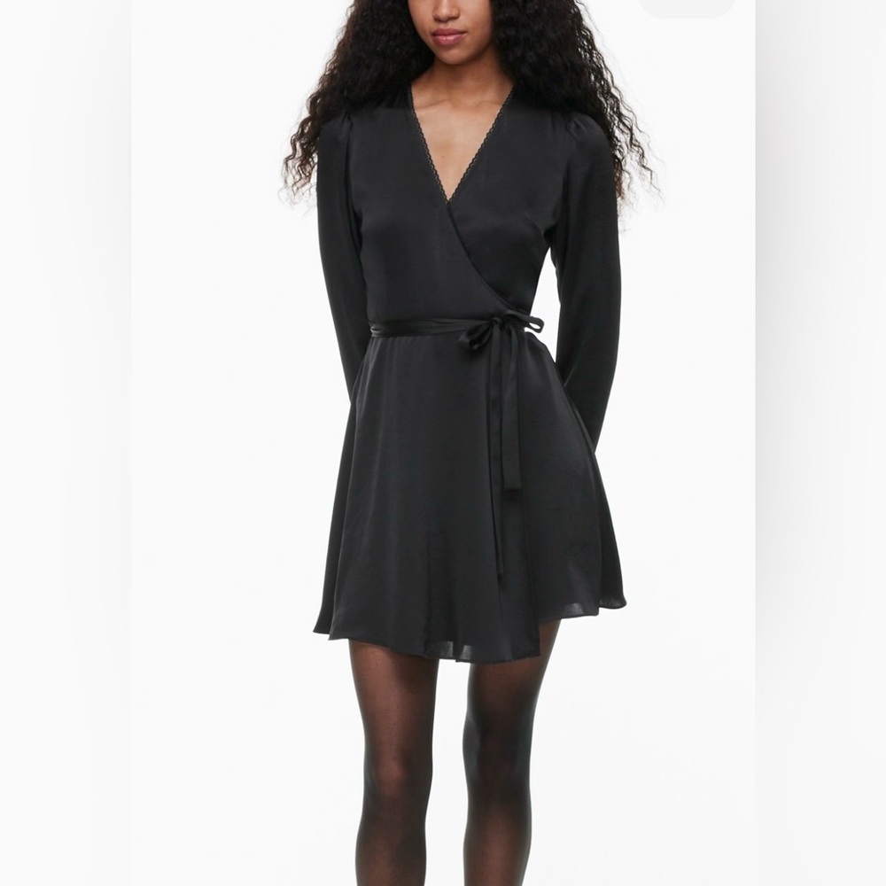 Small Black Wilfred Mademoiselle Longsleeve Dress